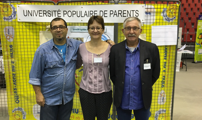 portrait des trois parents interviewés