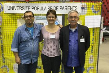 portrait des trois parents interviewés