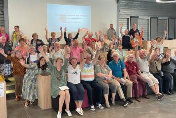 Photo de groupe de l'Assemblée des seniors